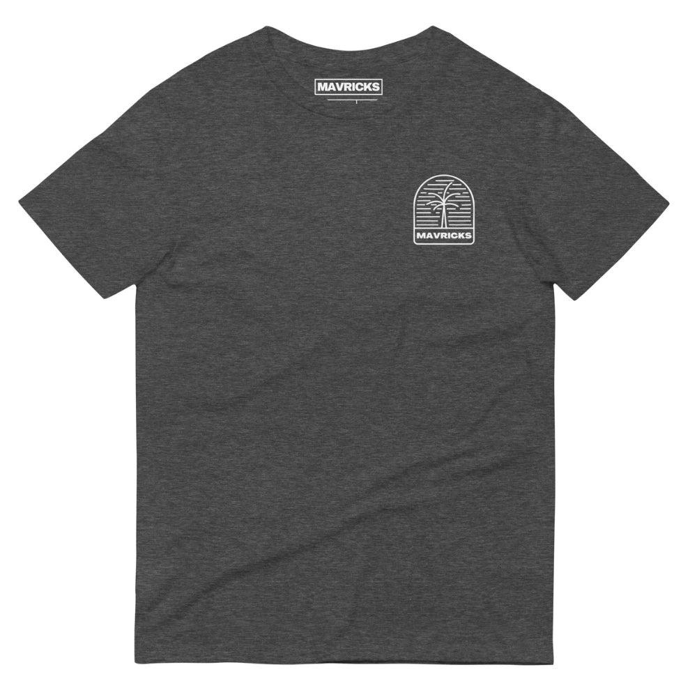 MAVRICKS_Heather_Dark_Grey_Island_Tee_Front
